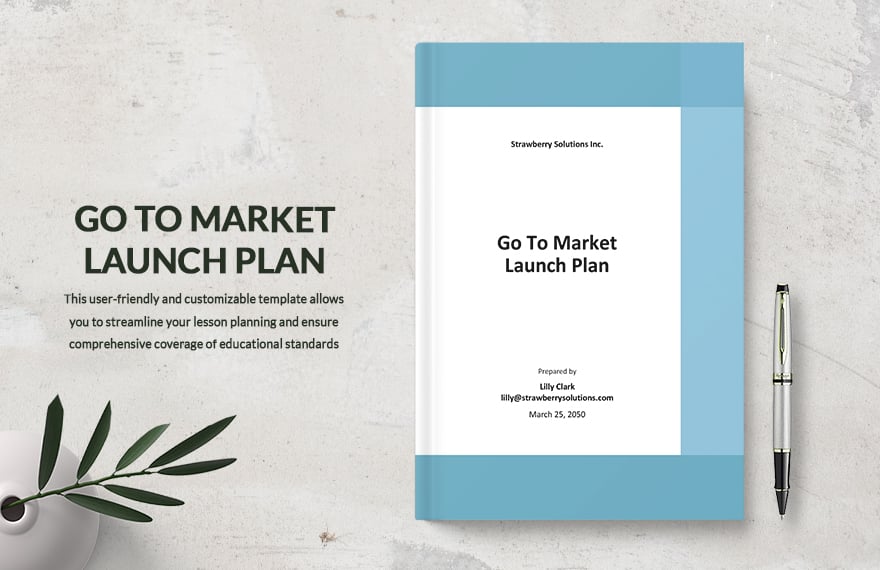 Free Go To Market Launch Plan Template