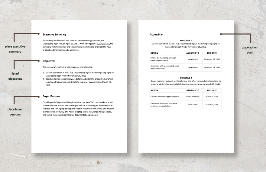 Go To Market Launch Plan Template