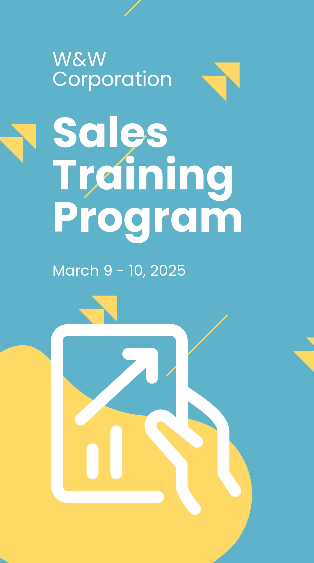 Free Training Advertisement Whatsapp Post Template