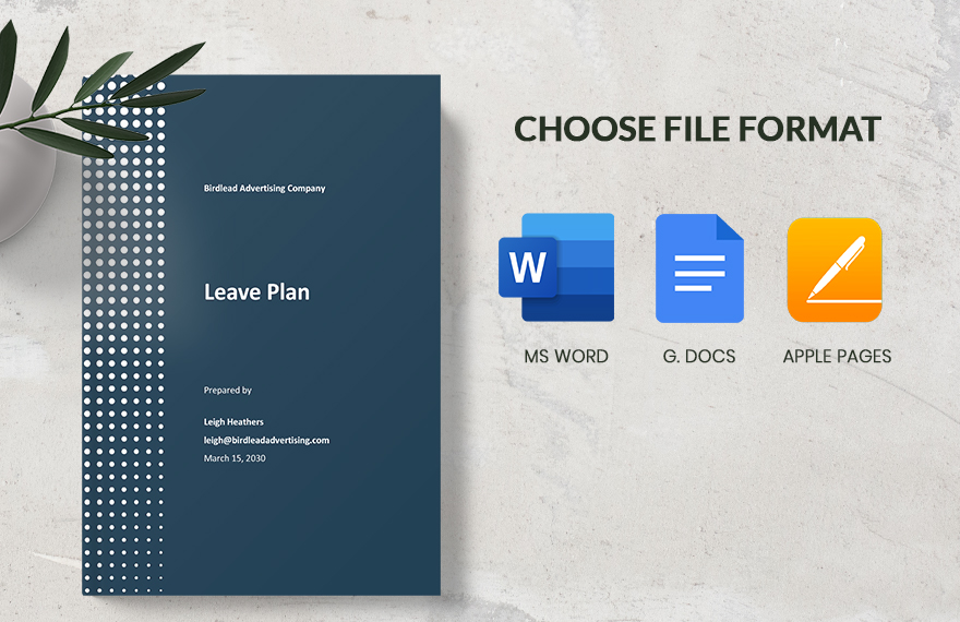 Leave Plan Template