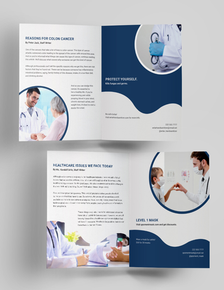 Free Modern Medical Magazine Template - InDesign, Word, PDF | Template.net