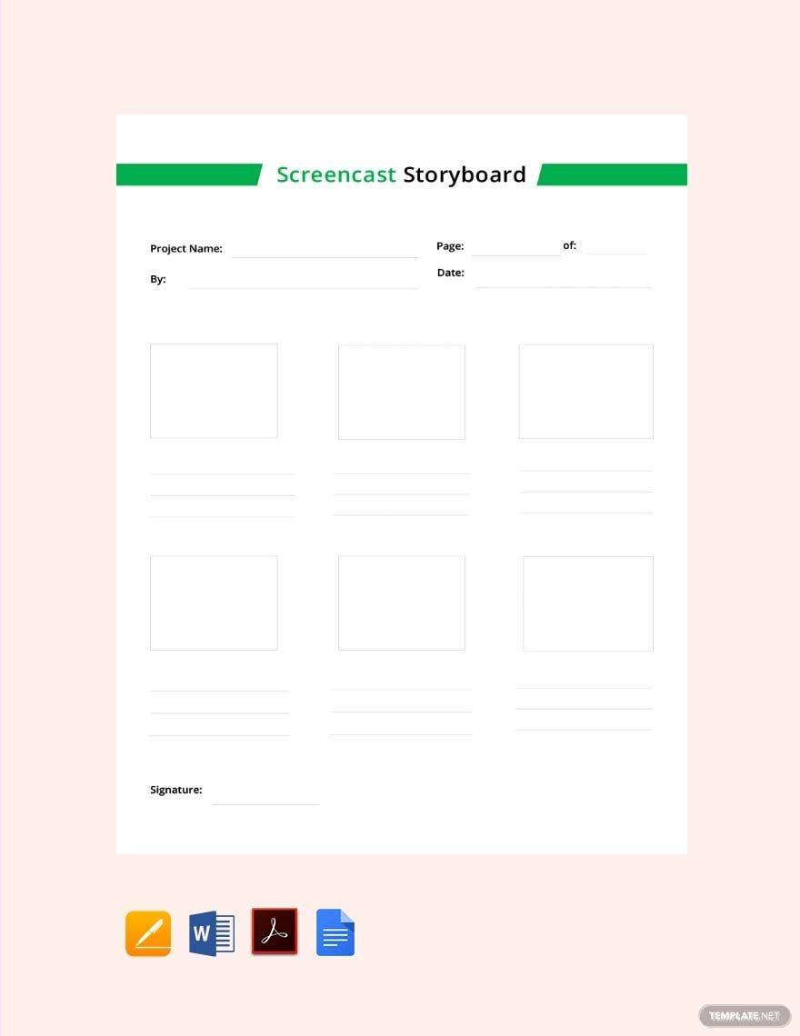 screencast-storyboard