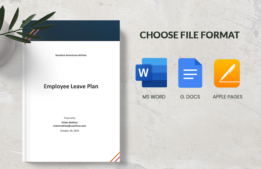 Employee Leave Plan Template