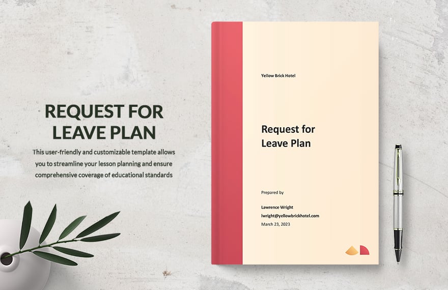 Request For Leave Plan Template