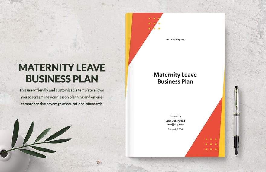 Maternity Leave Business Plan Template