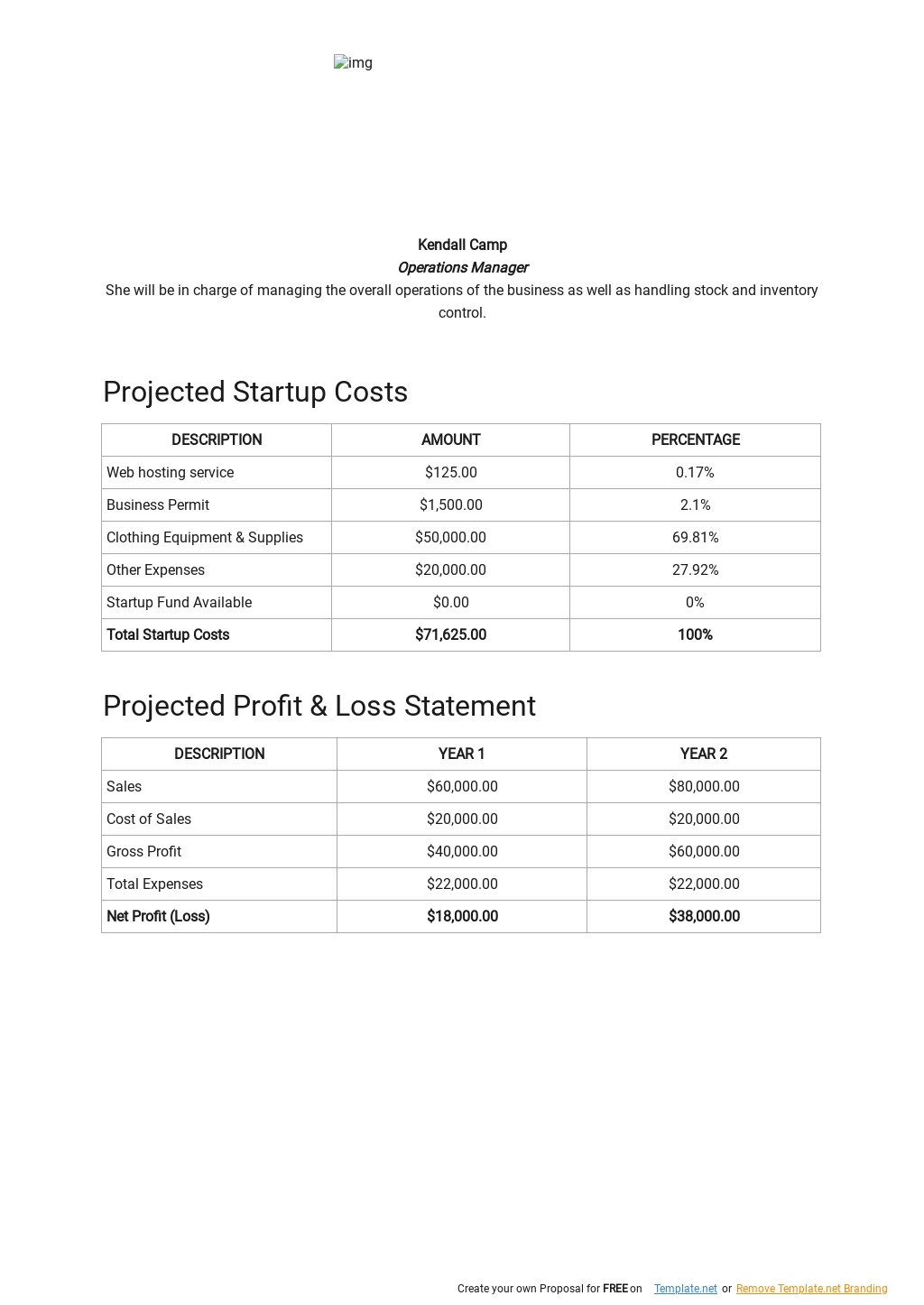 print shop business plan pdf