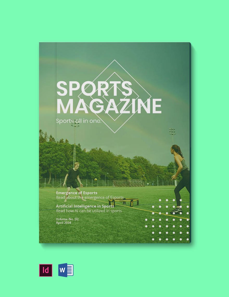 Basic Sports Magazine Template