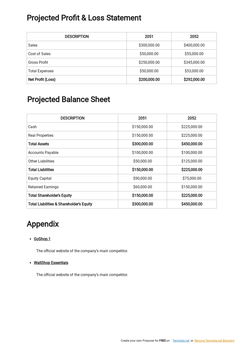 Online Marketplace Business Plan Template in Google Docs, Word, Apple ...