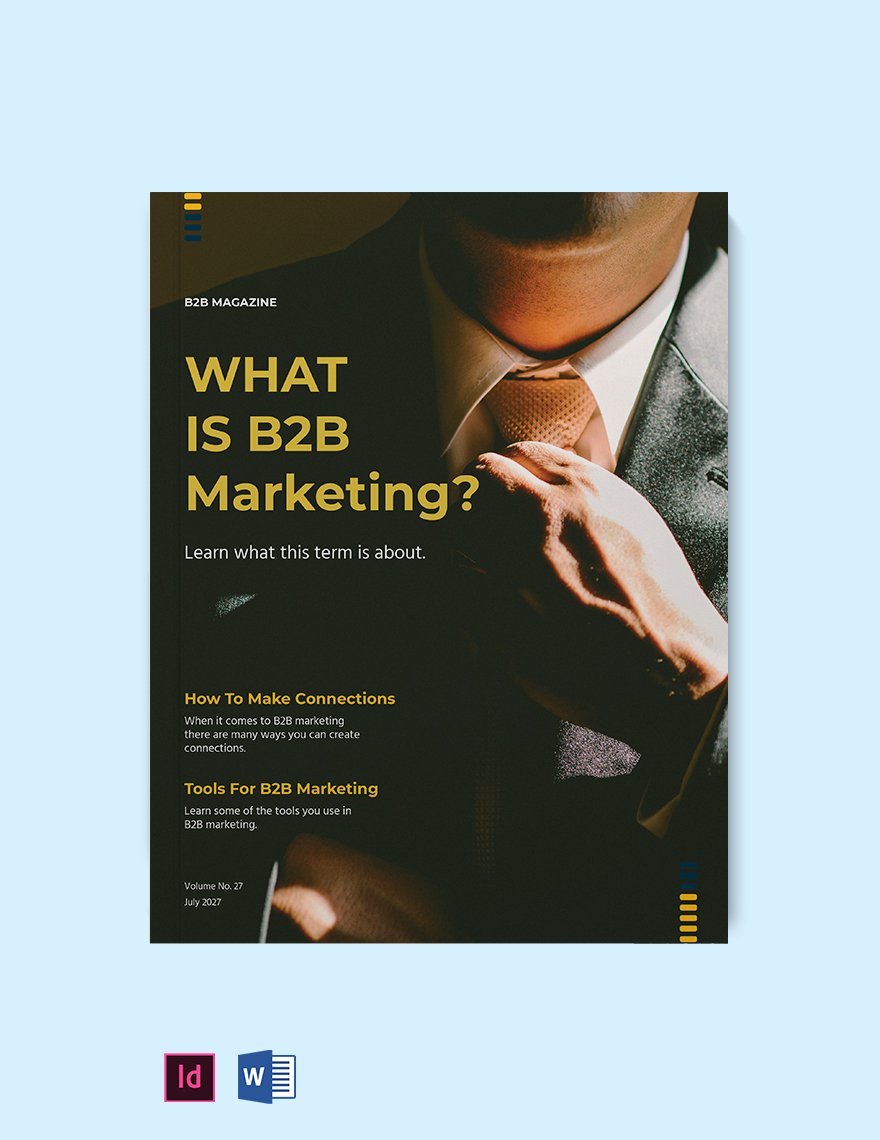 B2B Marketing Magazine Template
