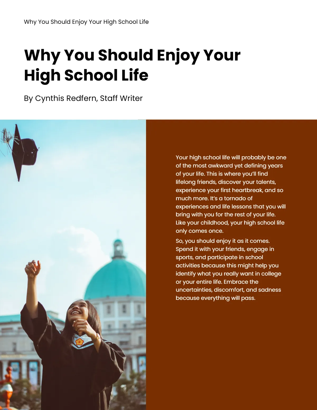 Free Blank Magazine Template to Edit Online