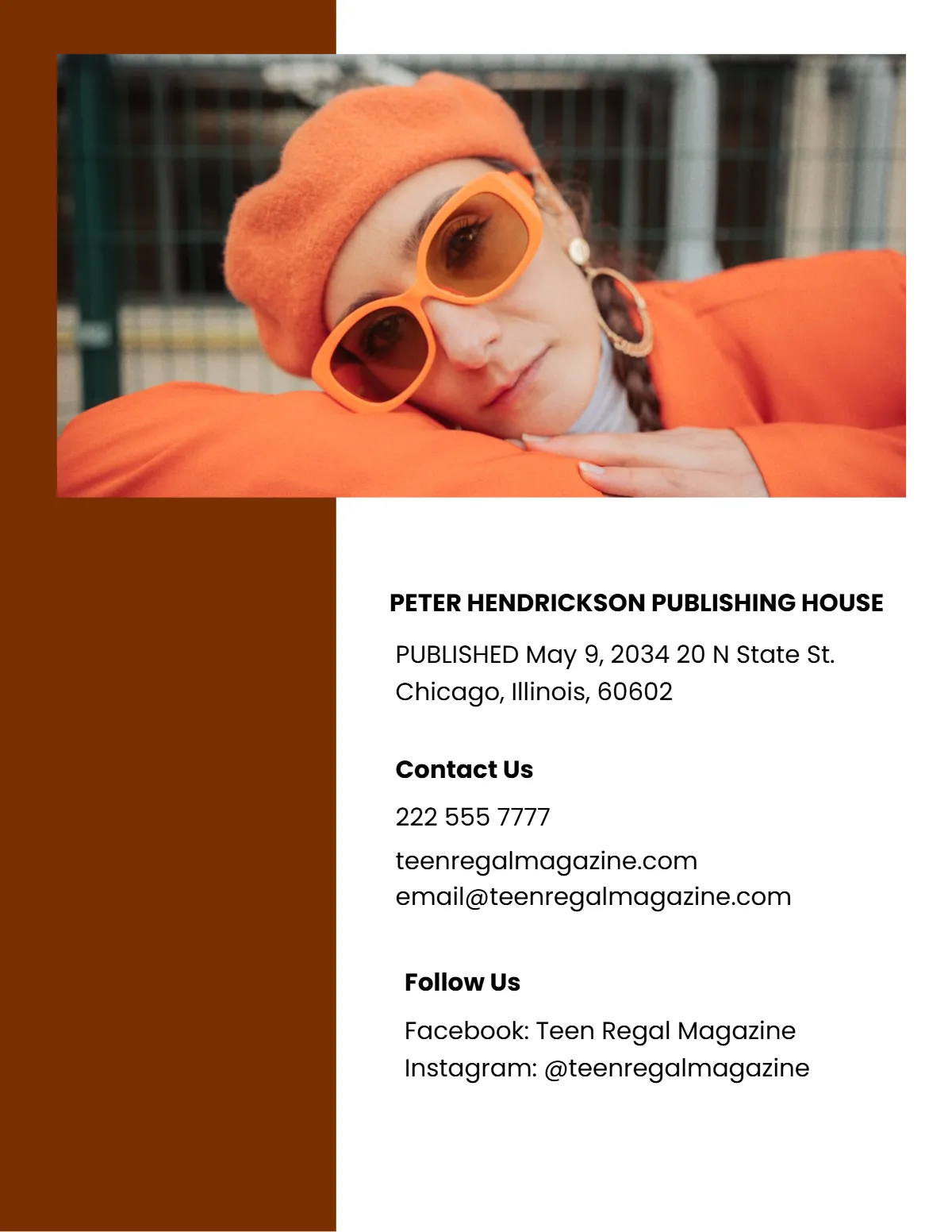 Free Blank Magazine Template to Edit Online