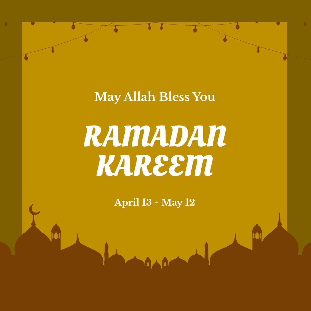 Free Ramadan Kareem Instagram Post Template
