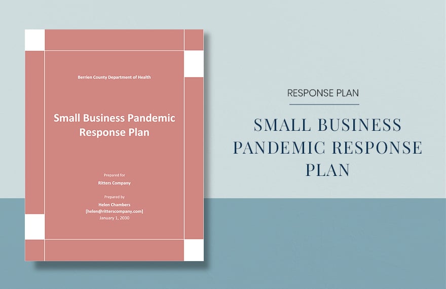 Small Business Pandemic Response Plan Template