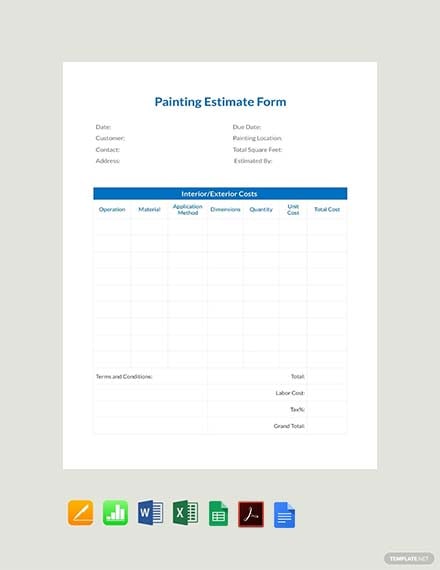 Painting Estimate Template Excel from images.template.net