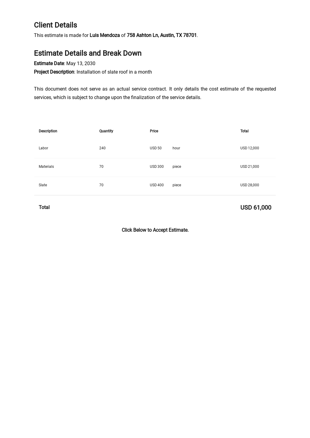 Free Roofing Contractor Estimate Template 1.jpe