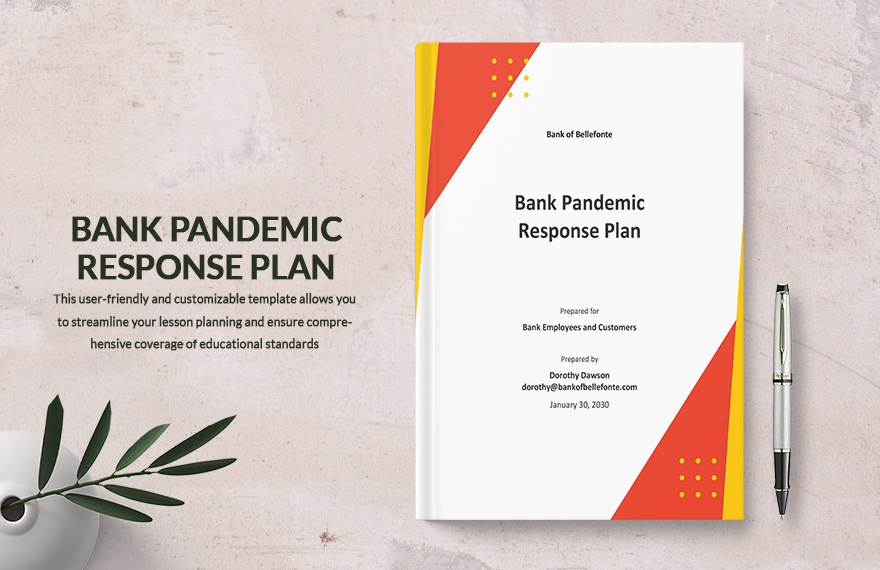 Bank Pandemic Response Plan Template