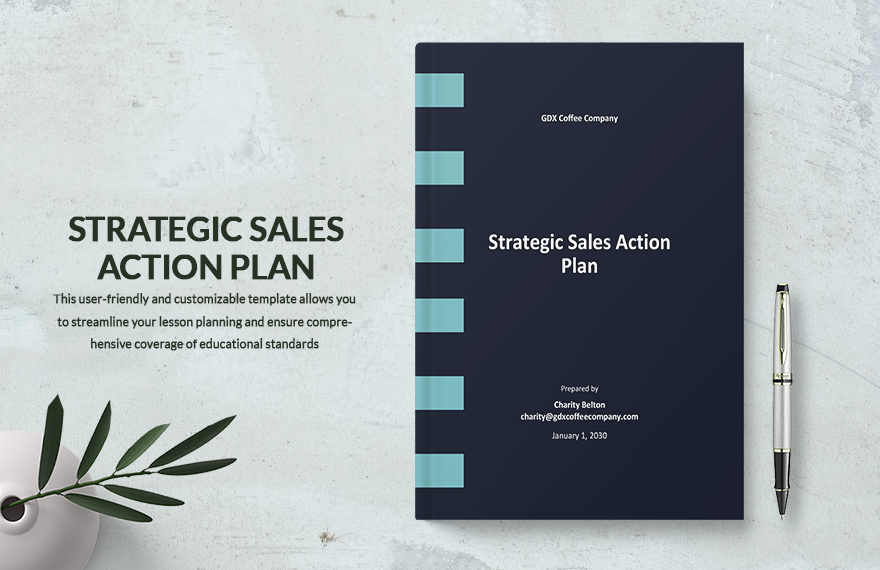 Strategic Sales Action Plan Template