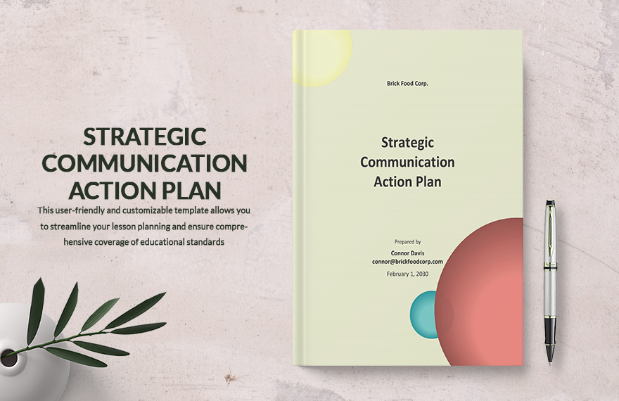 Strategic Communication Action Plan Template