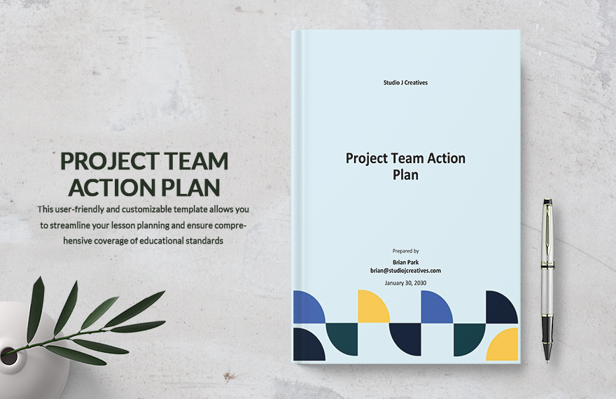 Free Project Team Action Plan Template in Word, Google Docs, PDF, Apple Pages