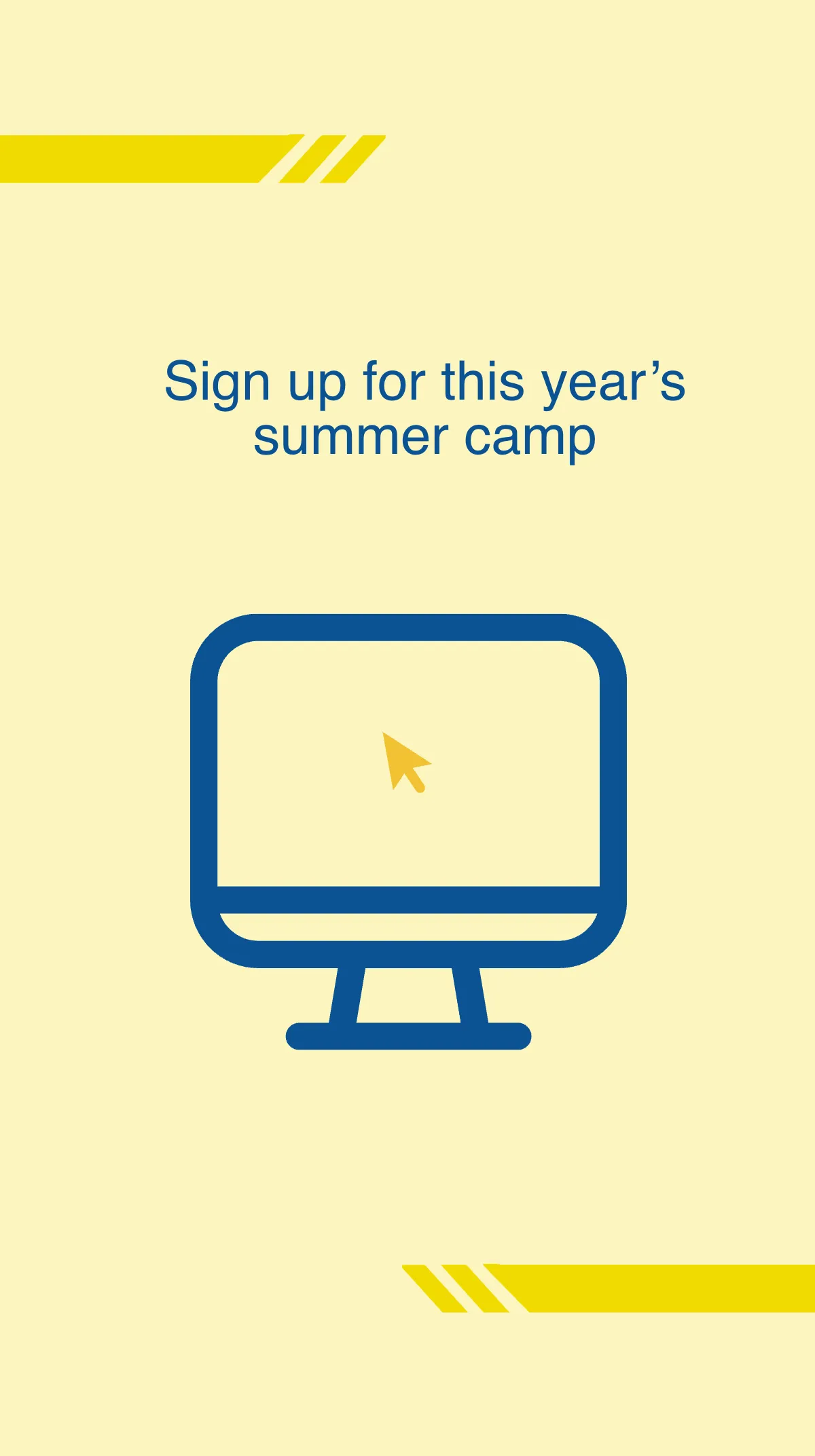 Free Summer Camp Instagram Story Template to Edit Online