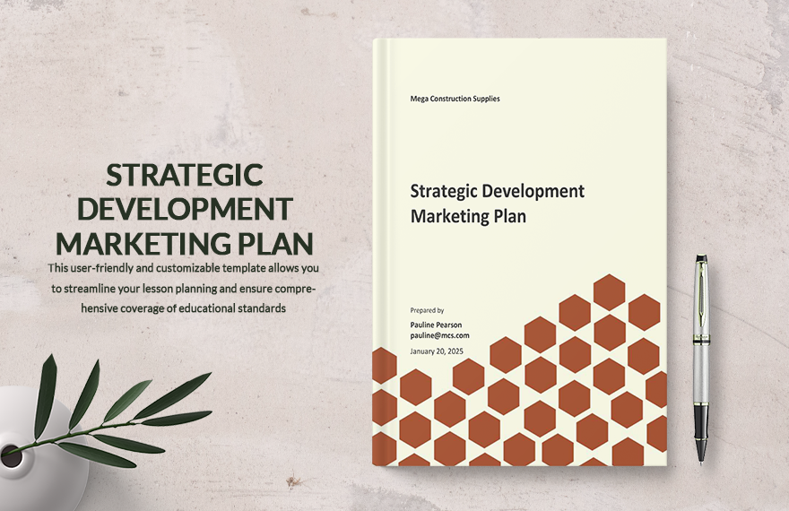 Strategic Development Marketing Plan Template
