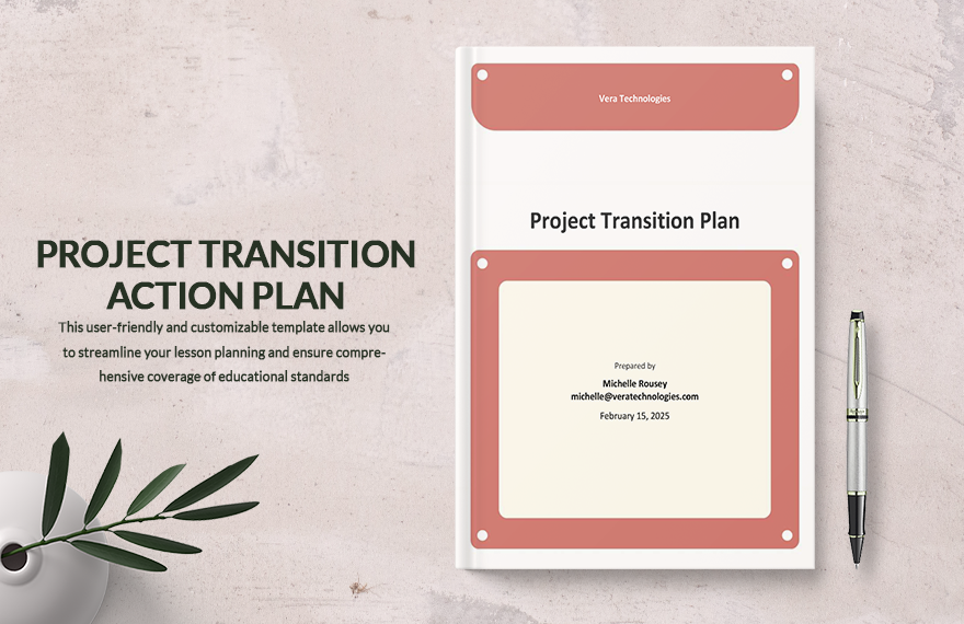 Project Transition Action Plan Template in Word, Google Docs, PDF, Apple Pages