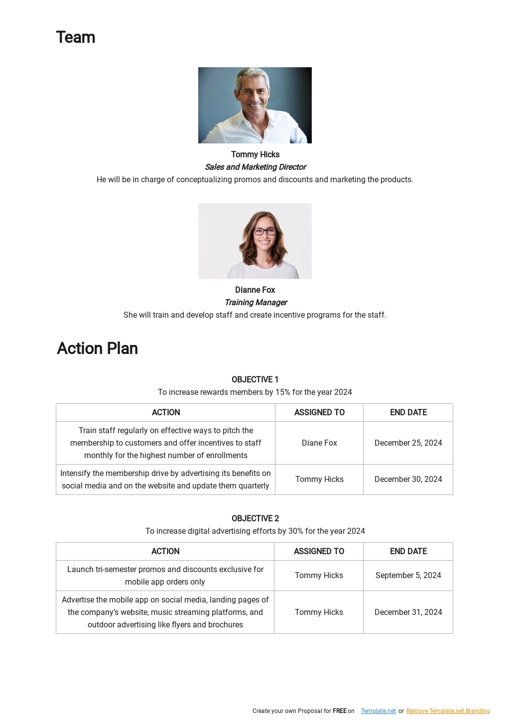 FREE Simple Annual Marketing Plan Template in Google Docs, Word, Apple