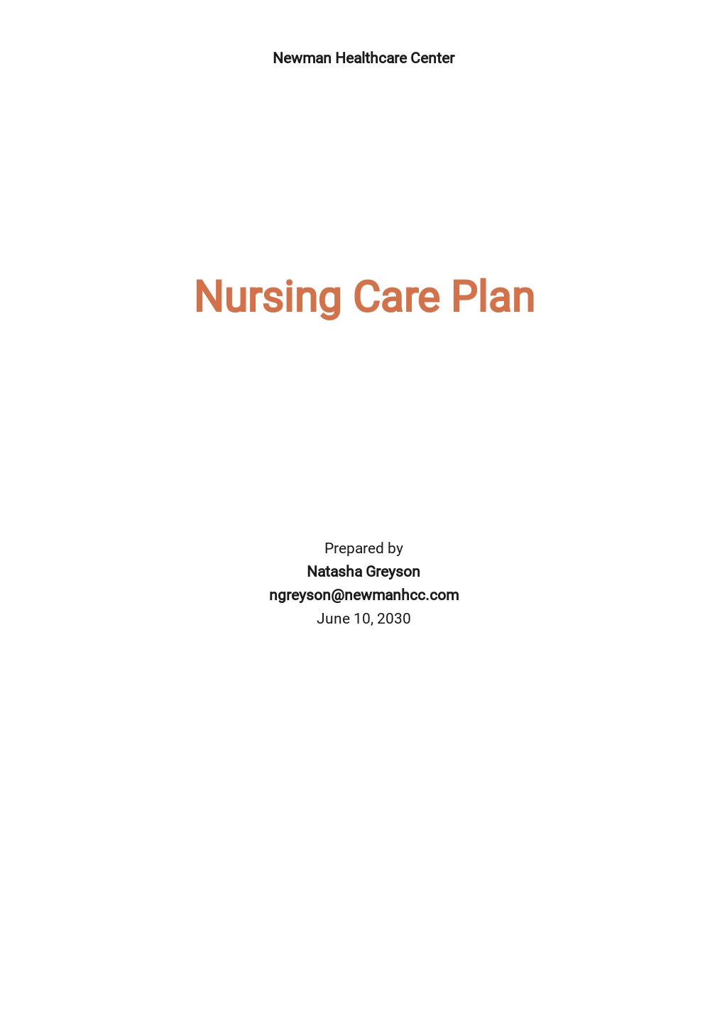 Nursing Care Plan Form Template Free Pdf Google Docs Word Apple Pages Pdf Template Net