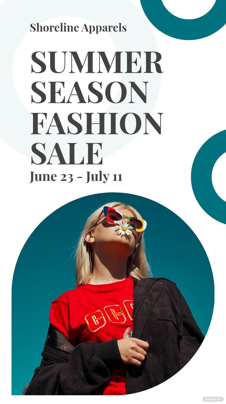 Free Summer Fashion Sale Instagram Story Template