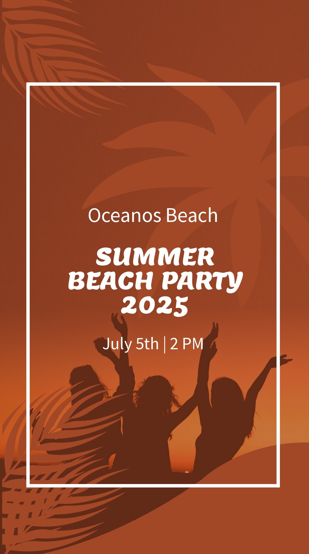 Summer Beach Party Instagram Story Template.jpe