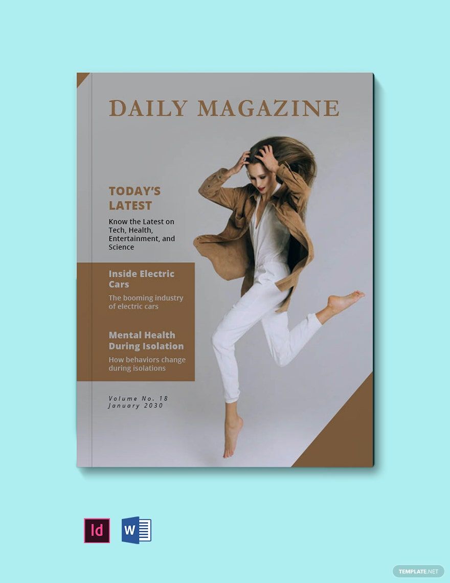 blank magazine cover templates