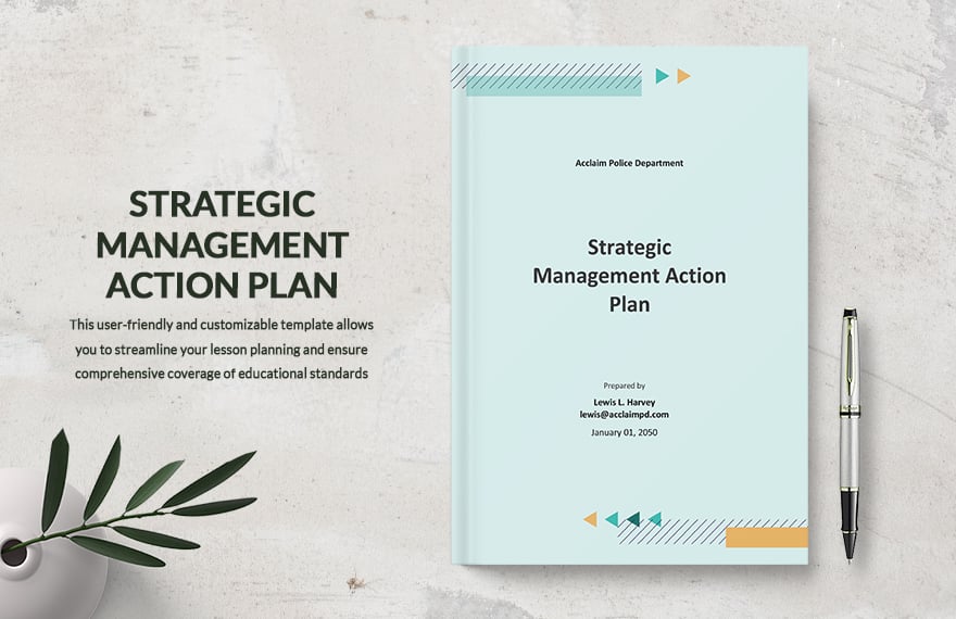 Strategic Management Action Plan Template