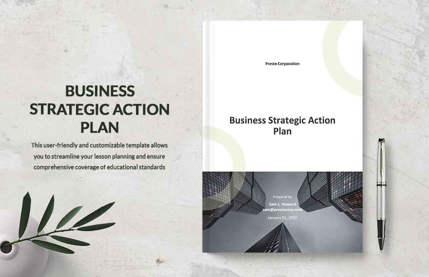 Business Strategic Action Plan Template