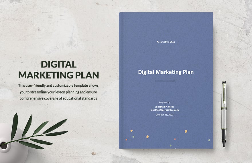 Simple Digital Marketing Plan Template