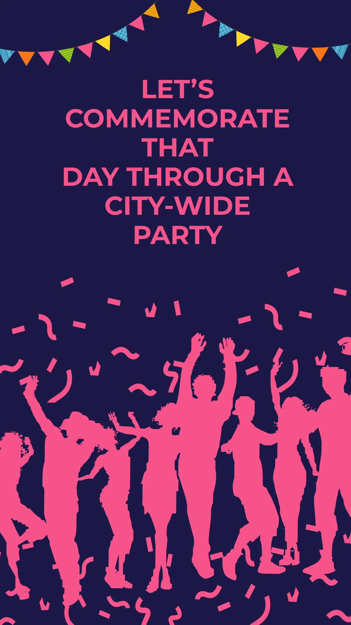 Free Event Announcement Instagram Story Template to Edit Online