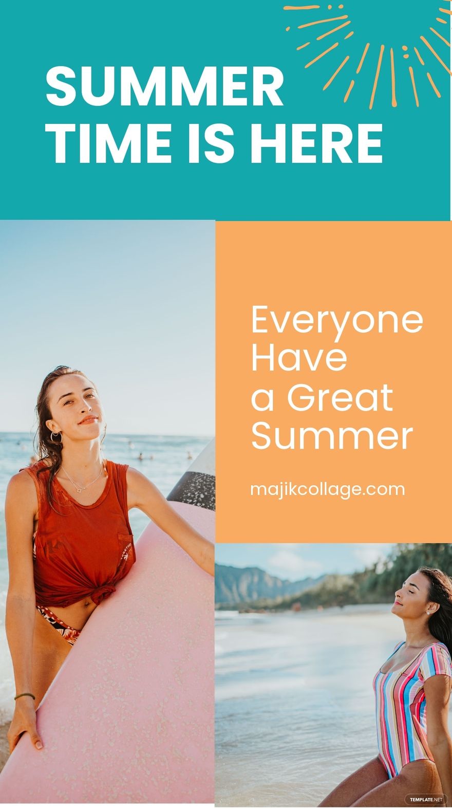 Summer Collage Instagram Story Template