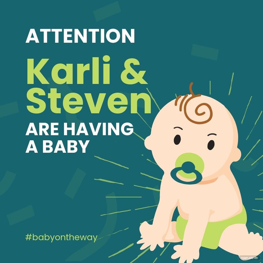 Baby Boy Announcement Linkedin Post