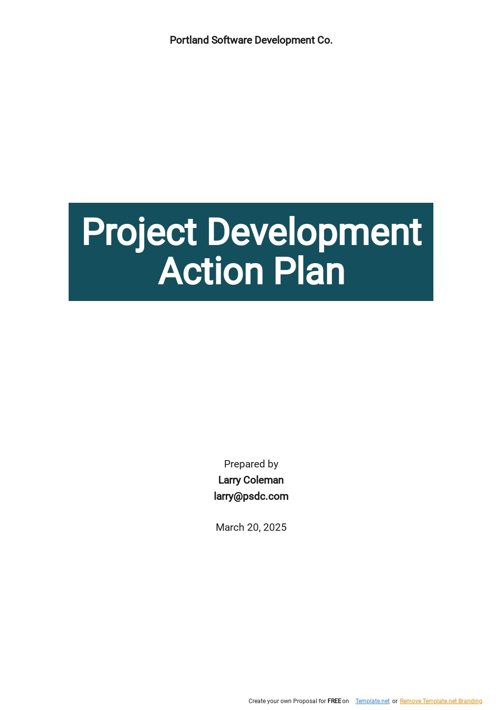 Project Development Action Plan Template.jpe