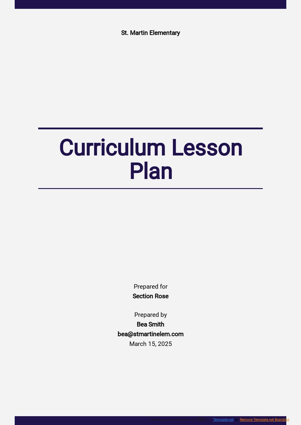 Sample Curriculum Lesson Plan Template.jpe