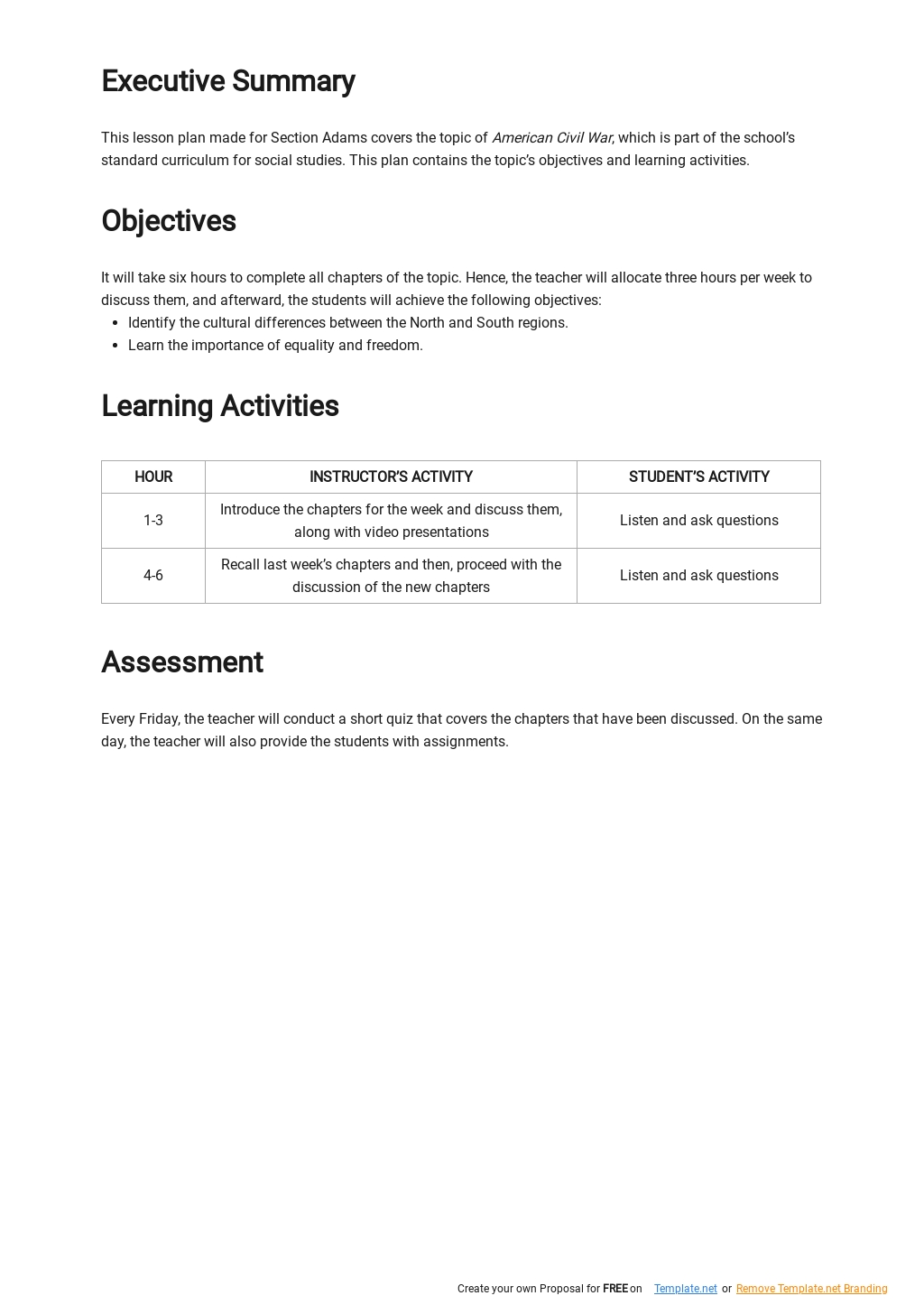 Free Simple Curriculum Lesson Plan Template 1.jpe