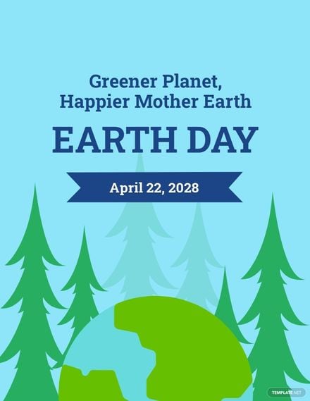 Earth Day Ad Flyer Template