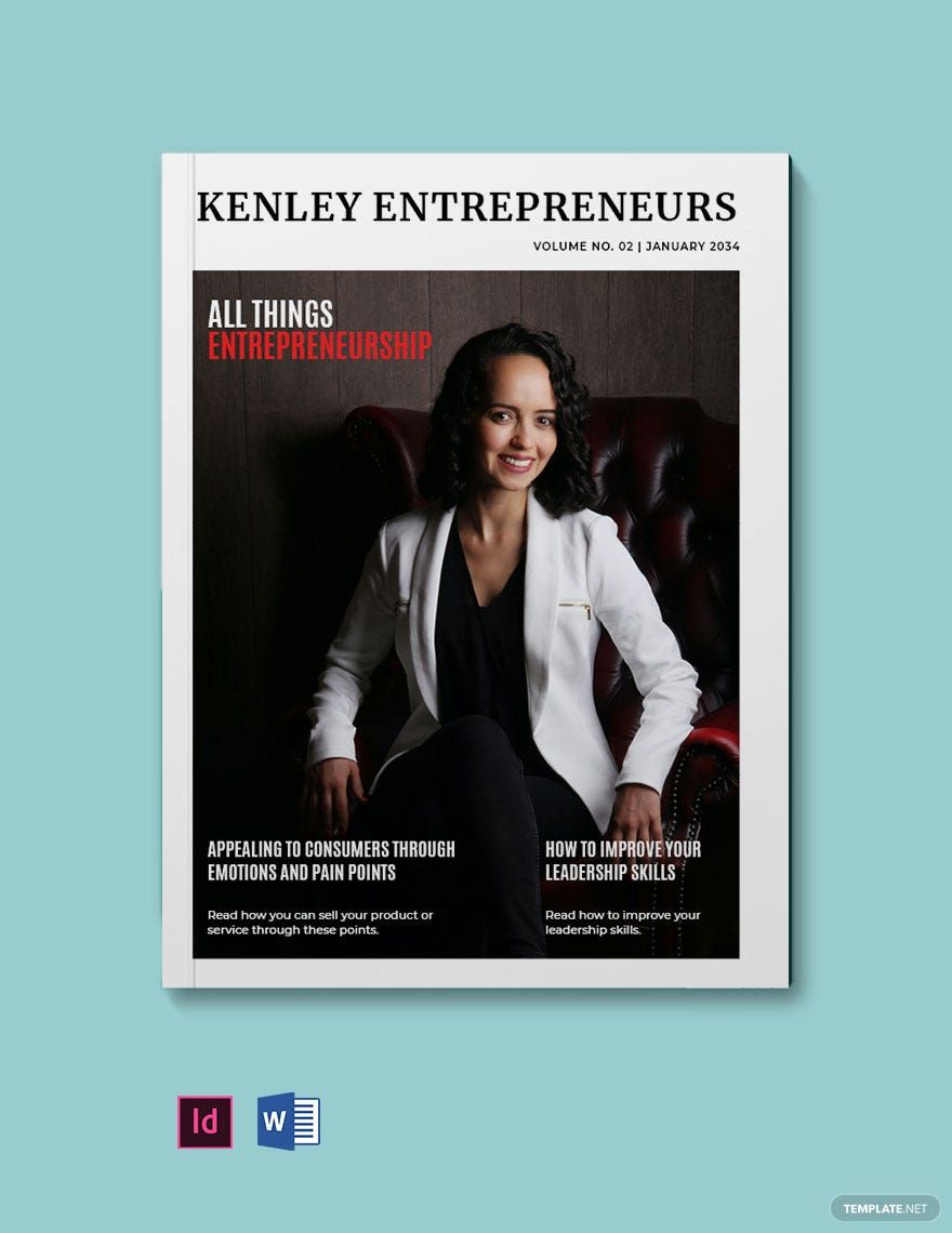 Entrepreneur Sales Magazine Template