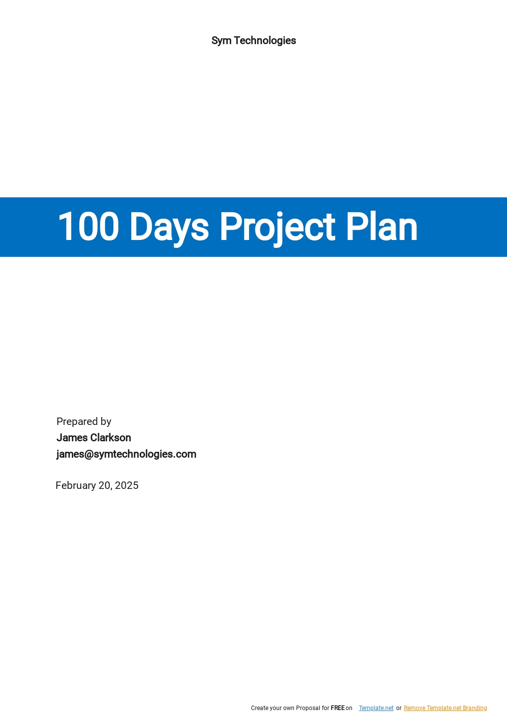 100 Day Project Plan Template.jpe