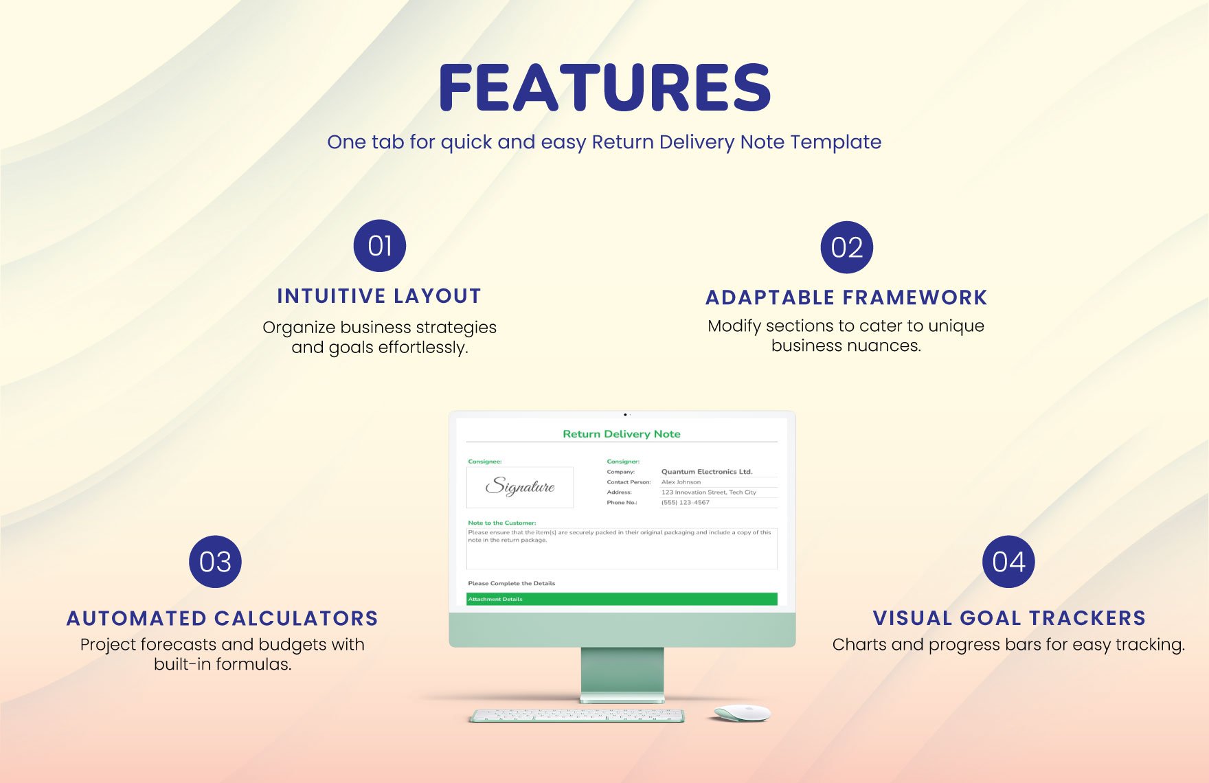 Return Delivery Note Template