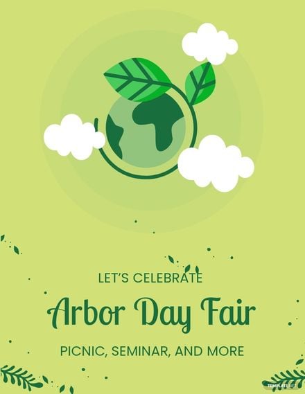 Arbor Day Celebration Flyer Template.jpe