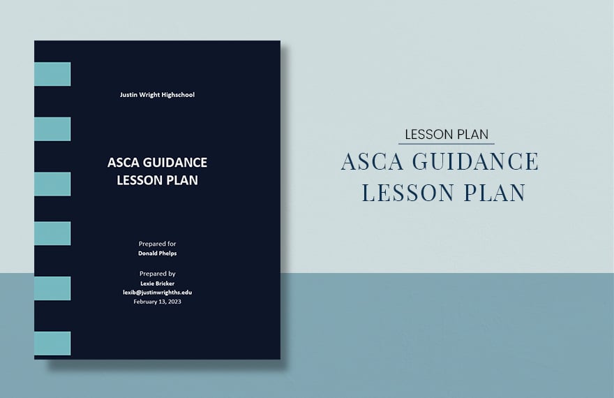 ASCA Guidance Lesson Plan Template