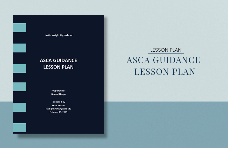 Free ASCA Guidance Lesson Plan Template Download In Word Google Docs 