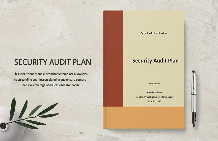 Security Audit Plan Template