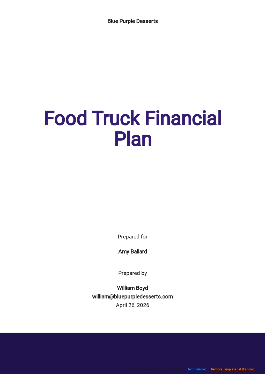 Food Truck Plan Templates In Word FREE Download Template