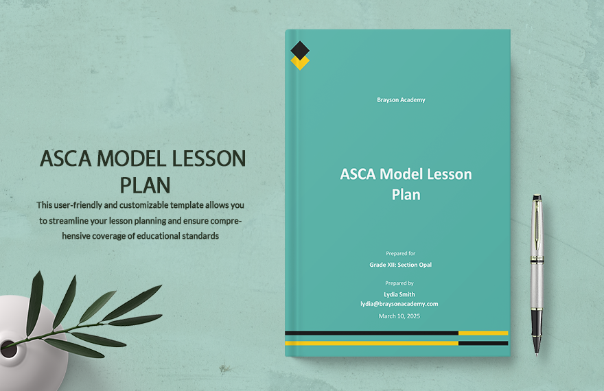 ASCA Model Lesson Plan Template